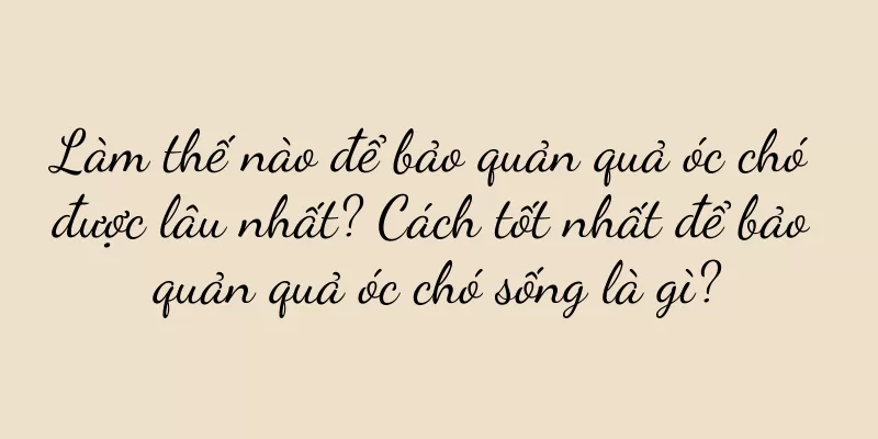 Làm thế nào để bảo quản quả óc chó được lâu nhất? Cách tốt nhất để bảo quản quả óc chó sống là gì?