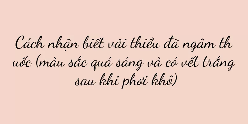 Cách nhận biết vải thiều đã ngâm thuốc (màu sắc quá sáng và có vết trắng sau khi phơi khô)