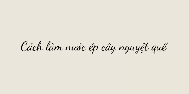 Cách làm nước ép cây nguyệt quế