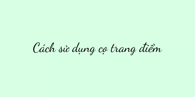 Cách sử dụng cọ trang điểm