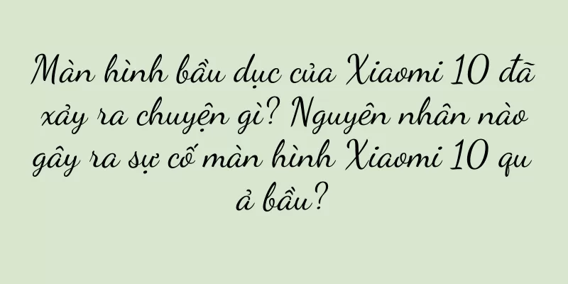 Màn hình bầu dục của Xiaomi 10 đã xảy ra chuyện gì? Nguyên nhân nào gây ra sự cố màn hình Xiaomi 10 quả bầu?