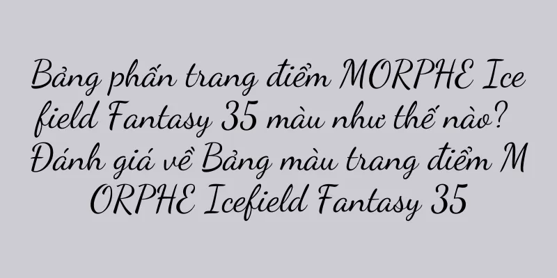 Bảng phấn trang điểm MORPHE Icefield Fantasy 35 màu như thế nào? Đánh giá về Bảng màu trang điểm MORPHE Icefield Fantasy 35