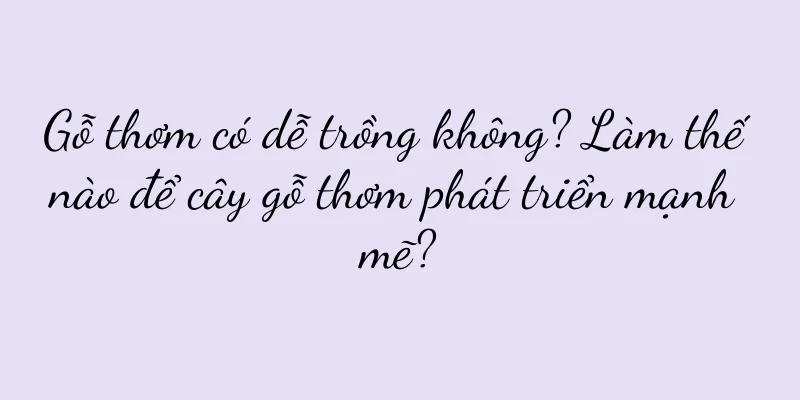 Gỗ thơm có dễ trồng không? Làm thế nào để cây gỗ thơm phát triển mạnh mẽ?