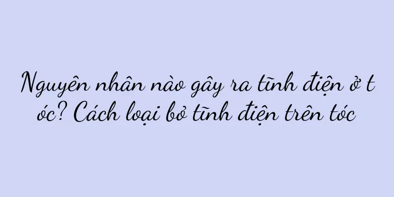 Nguyên nhân nào gây ra tĩnh điện ở tóc? Cách loại bỏ tĩnh điện trên tóc